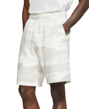 nike white camo shorts