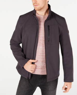 calvin klein men's soft shell jacket