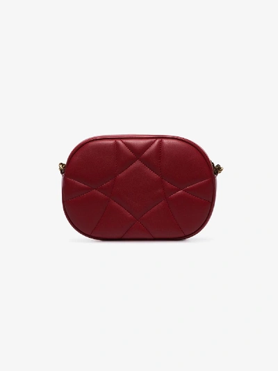 Shop Dolce & Gabbana Red Devotion Quilted Camera Bag