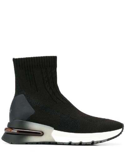 Shop Ash Sock Sneakers In Black