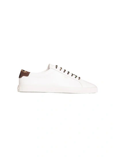 Shop Saint Laurent Low Top Sneakers In Bianco