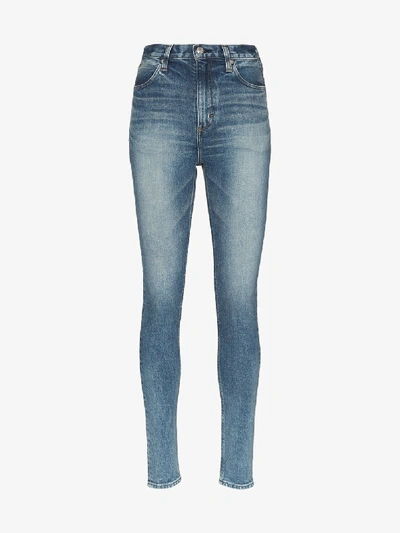 Shop Hyke Slim Fit Jeans In Blue