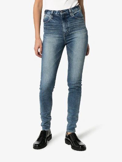 Shop Hyke Slim Fit Jeans In Blue