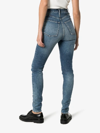 Shop Hyke Slim Fit Jeans In Blue
