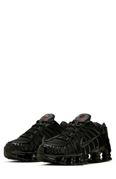 Shop Nike Shox Tl Sneaker In Black/ Hematite/ Max Orange