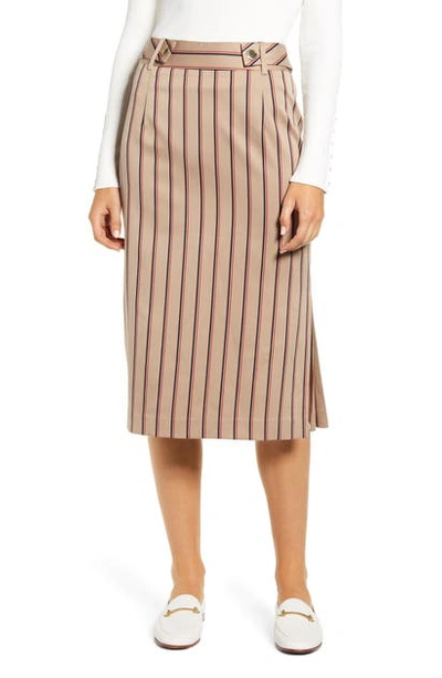 Shop Tommy Hilfiger Pencil Skirt In Sky Captain