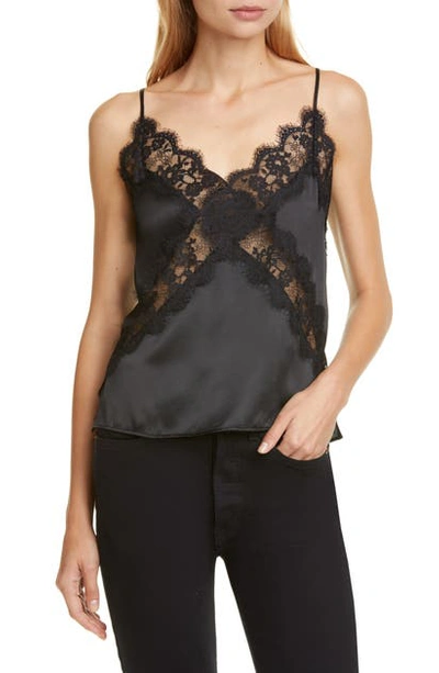 Shop Cami Nyc The Dane Silk Camisole In Black