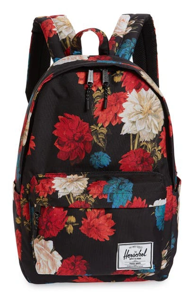 Shop Herschel Supply Co Classic X-large Backpack - Black In Vintage Floral Black