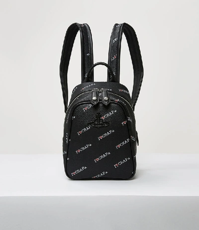 Shop Vivienne Westwood Annie Mini Backpack Black