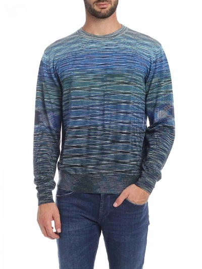 Shop Missoni Blue Wool Sweater