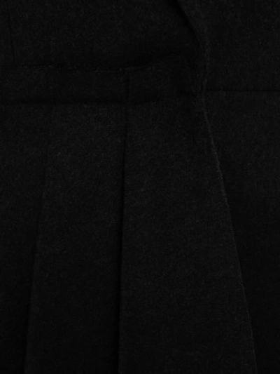 Shop Alexander Mcqueen Selvedge Drape Coat In Anthracite