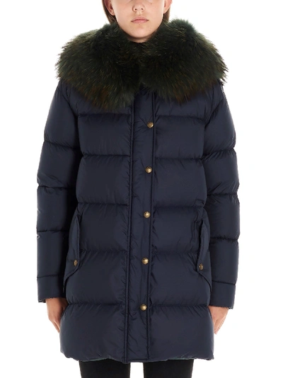 Shop Mr & Mrs Italy Blue Polyester Down Jacket