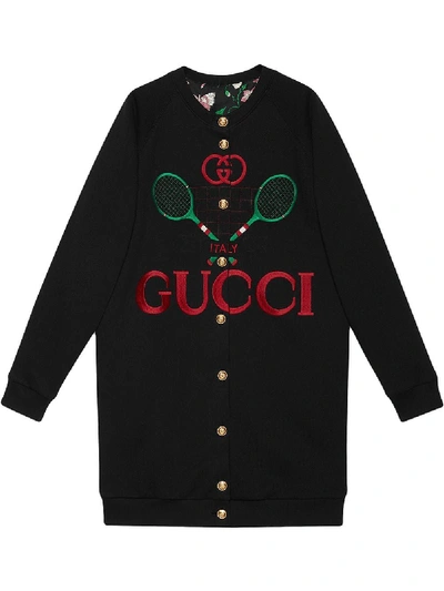 Shop Gucci Black Cardigan