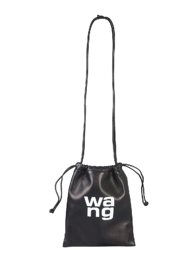 Shop Alexander Wang Black Leather Shoulder Bag