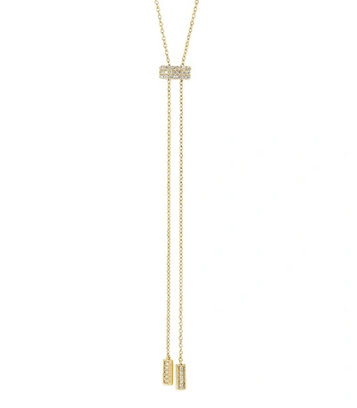 Shop Dana Rebecca Designs Sylvie Rose Diamond Sliding Lariat Necklace In Yellowgold