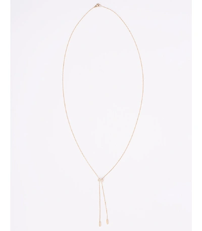 Shop Dana Rebecca Designs Sylvie Rose Diamond Sliding Lariat Necklace In Yellowgold