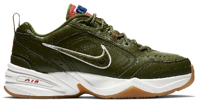 Pre-owned Nike Air Monarch Iv Weekend Campout In Legion Green/team  Gold-deep Royal Blue | ModeSens