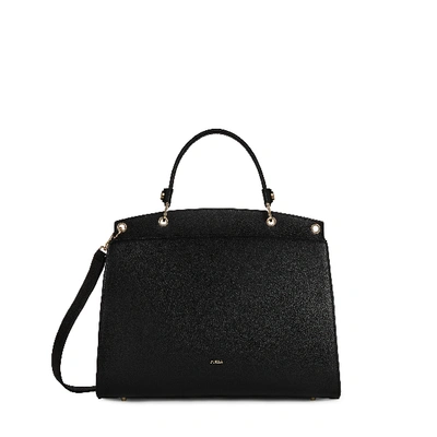 Shop Furla Adele Black In Black, Black