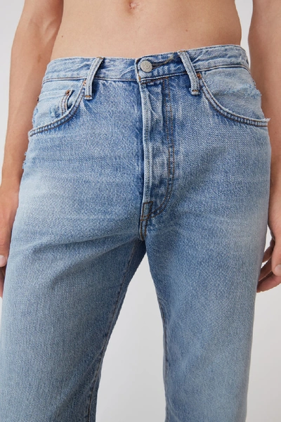 Shop Acne Studios Loose Fit Jeans In Light Blue