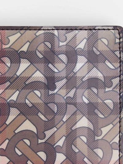 Shop Burberry 3d Print International Bifold Wallet In Archive Beige