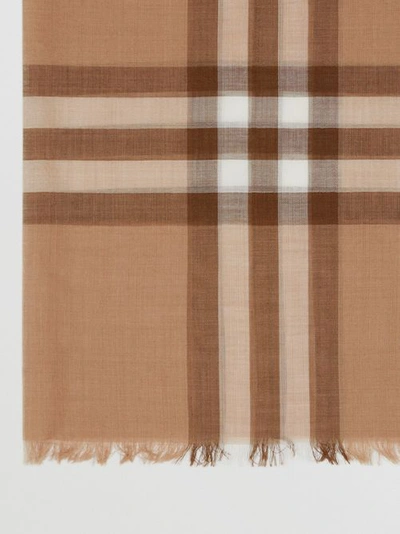 Cashmere scarf Burberry Camel in Cashmere - 30314130