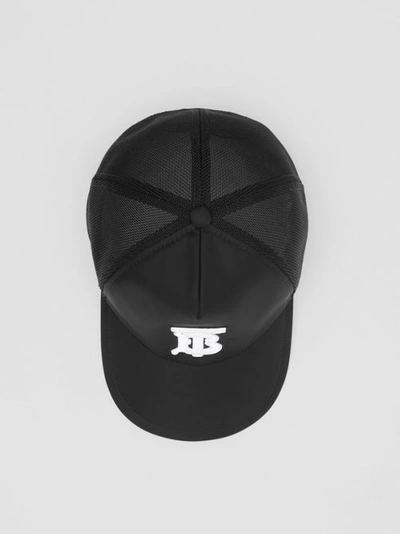 Shop Burberry Monogram Motif Baseball Cap In Black
