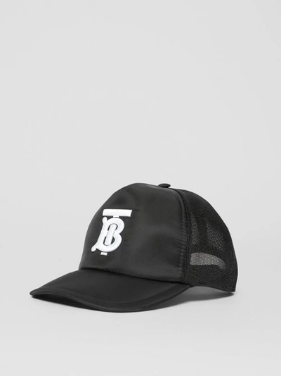 Shop Burberry Monogram Motif Baseball Cap In Black