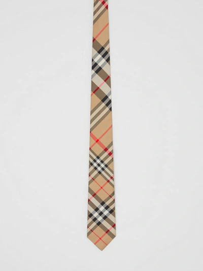 经典剪裁格纹丝质领带