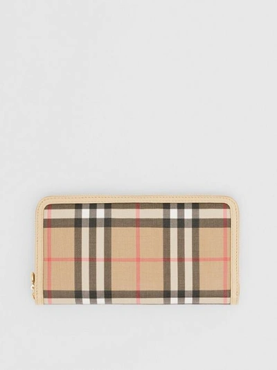 Shop Burberry V In Beige