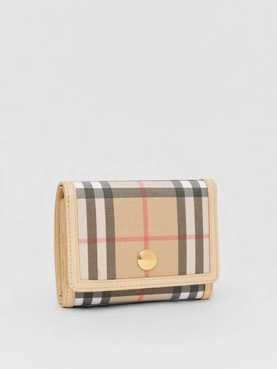 Shop Burberry Small V In Beige