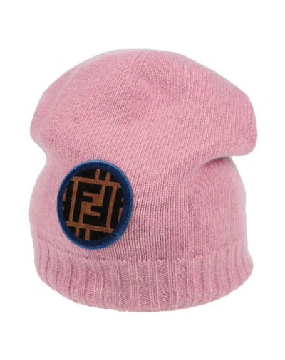 Shop Fendi Hat In Pink
