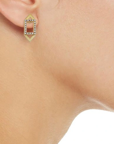 Shop Astrid & Miyu Earrings In Gold