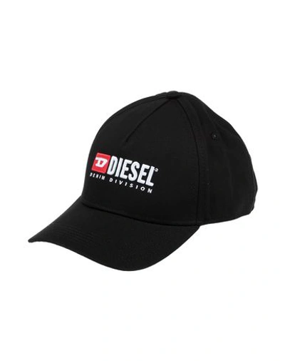 Shop Diesel Hat In Black