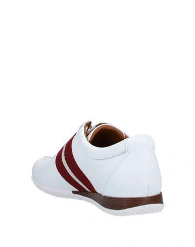 Shop Bally Man Sneakers White Size 12.5 Calfskin