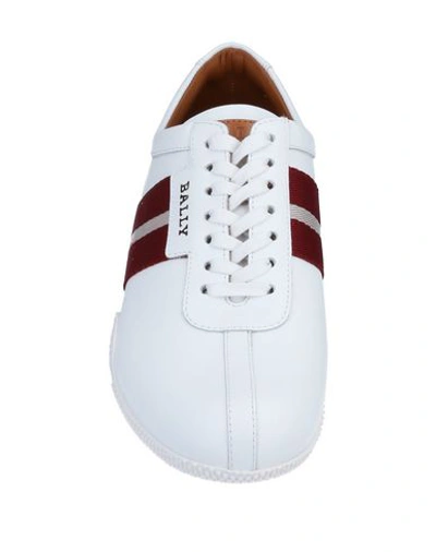 Shop Bally Man Sneakers White Size 12.5 Calfskin