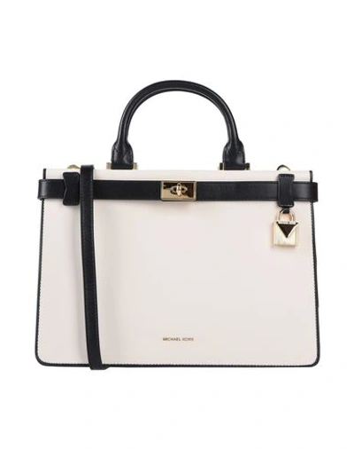 Shop Michael Michael Kors Handbag In Ivory