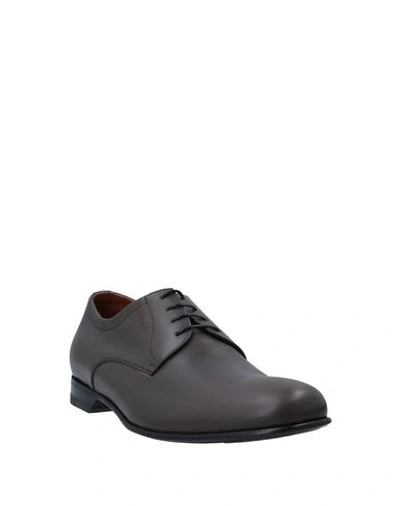 Shop A.testoni Lace-up Shoes In Lead