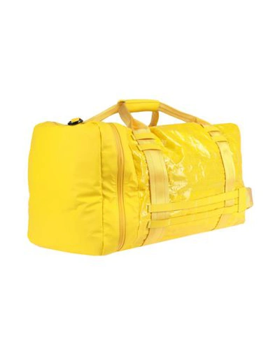 Shop Diesel Travel & Duffel Bag In Yellow
