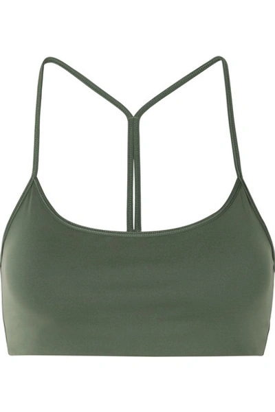 Shop All Access Chorus Stretch Sports Bra In Green