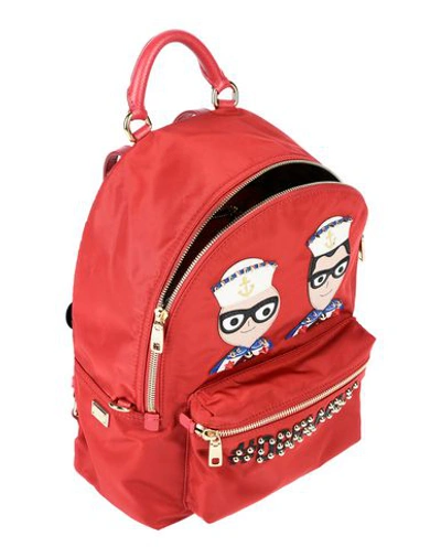 Shop Dolce & Gabbana Backpacks In Red