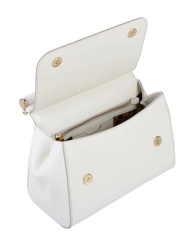 Shop Dolce & Gabbana Woman Handbag White Size - Soft Leather