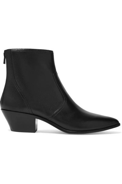 Shop Loeffler Randall Joni Leather Ankle Boots In Black