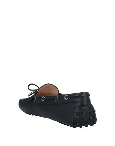 Tod's Woman Loafers Black Size 7 Soft Leather In Black