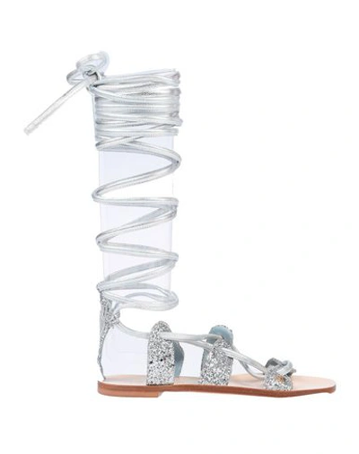 Shop Chiara Ferragni Sandals In Silver