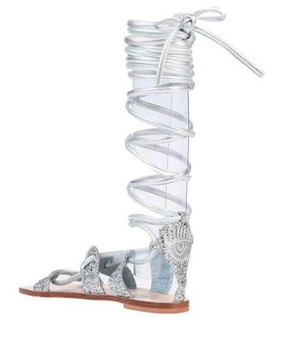 Shop Chiara Ferragni Sandals In Silver