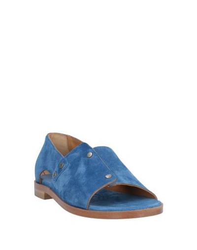 Shop Alberto Fermani Sandals In Azure