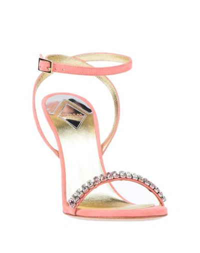 Aperlai Sandals In Salmon Pink