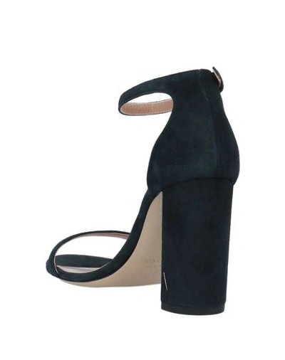 Shop Deimille Sandals In Dark Blue