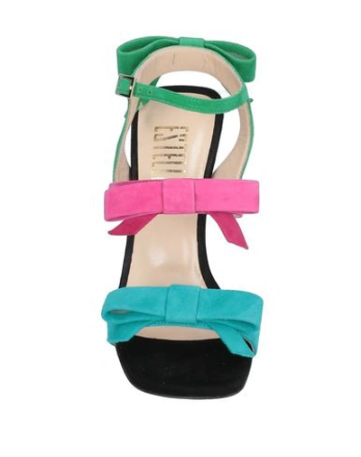 Shop Estelle Sandals In Turquoise