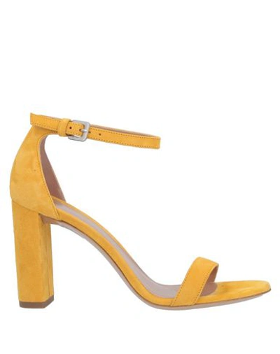 Shop Deimille Sandals In Yellow